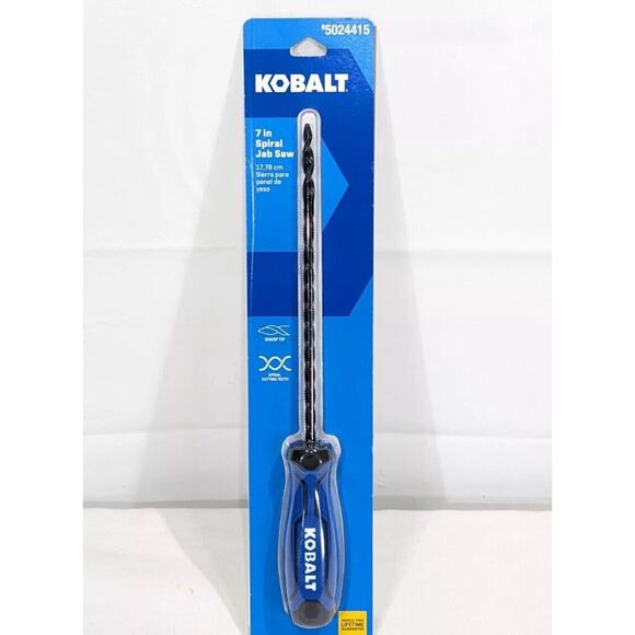 Kobalt 7 In Spiral Jab Saw 5024415 With Bi-Material Handle & Carbon Steel Blade - Picture 4 of 7
